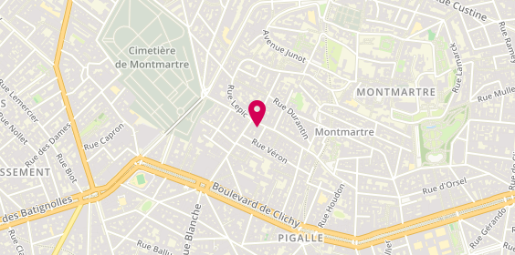Plan de Les Créateurs d'Opta - le 63, 63 Rue des Abbesses, 75018 Paris