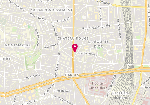 Plan de Opti'sam, 28 Boulevard Barbès, 75018 Paris