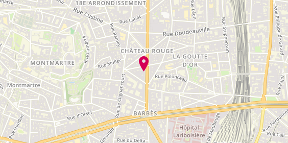 Plan de SAS Optic Sante, 23 Boulevard Barbès, 75018 Paris