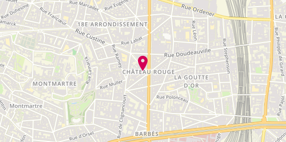 Plan de Tal Optic, 3 Rue Custine, 75018 Paris