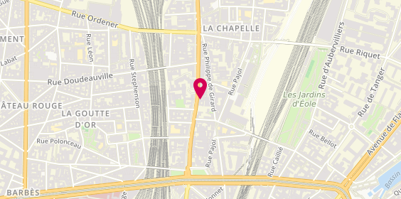 Plan de AudioOptique, 48 Rue Marx Dormoy, 75018 Paris