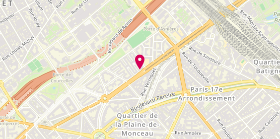 Plan de Optique Berthier, 118 Boulevard Berthier, 75017 Paris