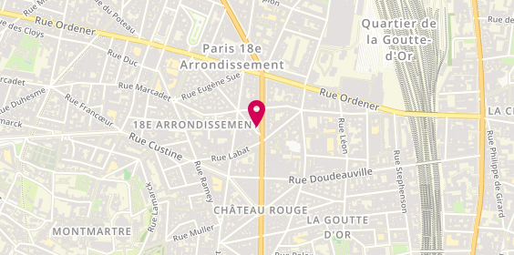 Plan de Bright-10 Optique, 61 Boulevard Barbès, 75018 Paris