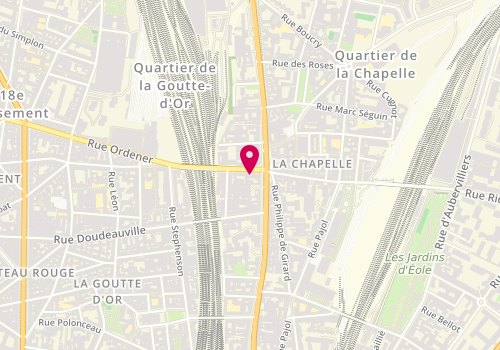 Plan de Optic Ly, 3 Rue Ordener, 75018 Paris