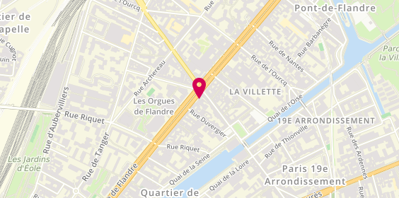 Plan de Médicavision - Opticien - Paris 19e, 92 avenue de Flandre, 75019 Paris