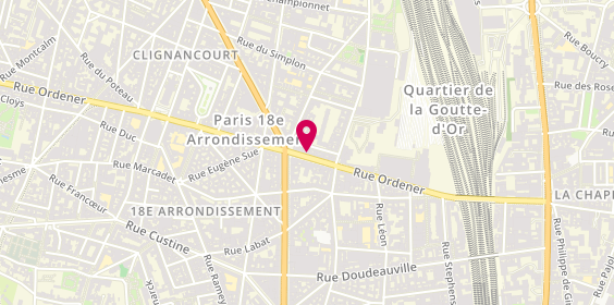 Plan de Vision Conseil, 38 Rue Ordener, 75018 Paris