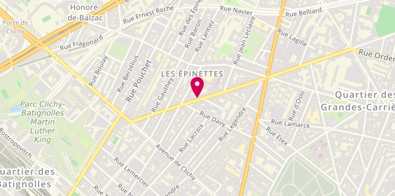 Plan de Optique de l'Avenue, 35 Rue Guy Môquet, 75017 Paris