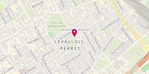Plan de Opticien privé, 62 Rue Voltaire, 92300 Levallois-Perret