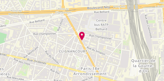 Plan de Or Hm Vision Empire Optic, 52 Boulevard Ornano, 75018 Paris