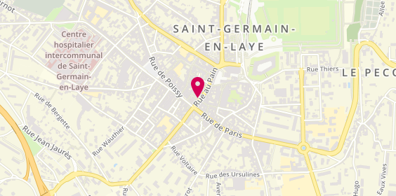Plan de Edgard Opticiens, 15 Rue au Pain, 78100 Saint-Germain-en-Laye