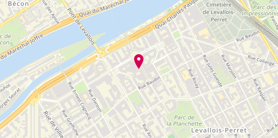 Plan de Optique du Front de Seine, 35 avenue de l'Europe, 92300 Levallois-Perret