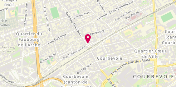 Plan de L'Opticien-Optique Médicale, 2 avenue Marceau, 92400 Courbevoie