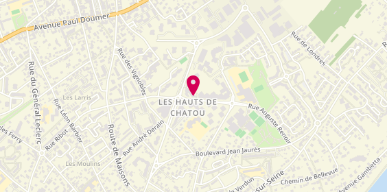 Plan de Optique Chatou, 25 Rue Auguste Renoir, 78400 Chatou