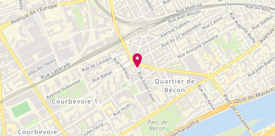Plan de Lassa Optic, 44 Rue Edith Cavell, 92400 Courbevoie