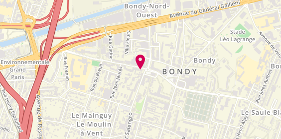 Plan de Air Optical - Bondy, 62 Rue Jules Guesde, 93140 Bondy
