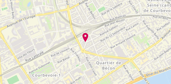 Plan de Dages Optiques, 7 avenue de la Liberté, 92400 Courbevoie
