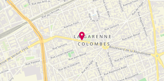 Plan de Lissac, 74 Bis Boulevard de la République, 92250 La Garenne-Colombes