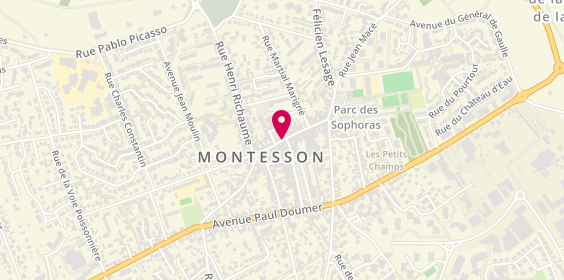 Plan de Le Lunetier de Montesson, 16 Rue du Général Leclerc, 78360 Montesson