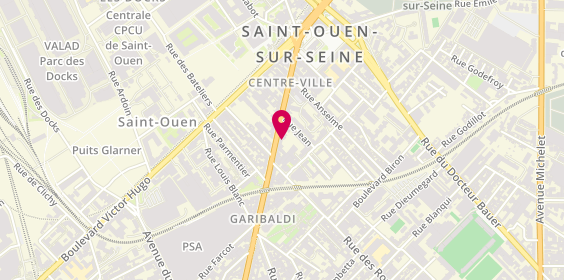 Plan de Optical Service - Os+, 35 avenue Gabriel Péri, 93400 Saint-Ouen-sur-Seine