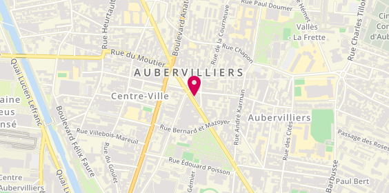 Plan de Auber Optic, 2 Rue Achille Domart, 93300 Aubervilliers