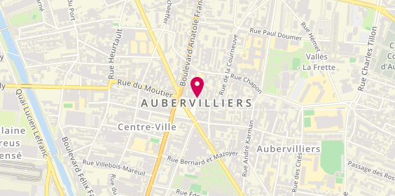 Plan de Elie Optique, 20 Rue du Moutier, 93300 Aubervilliers