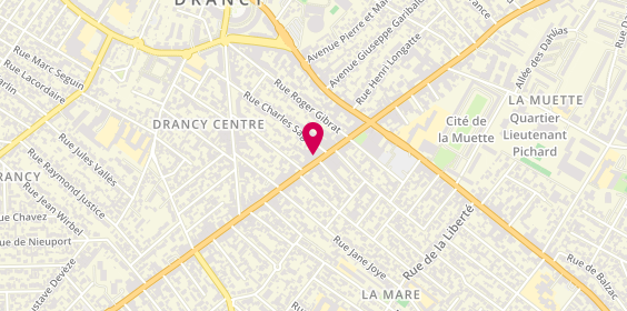 Plan de Optical Concept, 109 avenue Henri Barbusse, 93700 Drancy