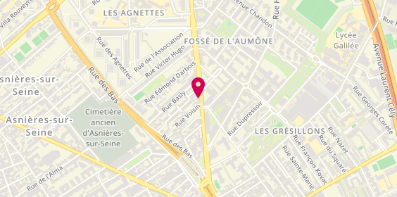 Plan de Eyes Camsi Optique, 93 avenue Gabriel-Péri, 92600 Asnières-sur-Seine