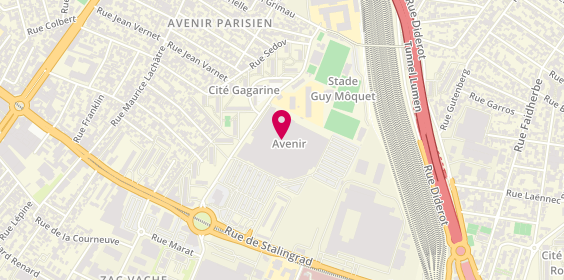 Plan de Atol Les Opticiens, Centre Commercial Avenir
60 Rue Saint-Stenay, 93700 Drancy