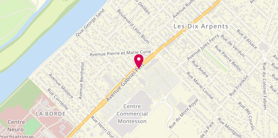 Plan de Alain Afflelou, Centre Commercial Carrefour 280 Avenue Gabriel Péri, 78360 Montesson