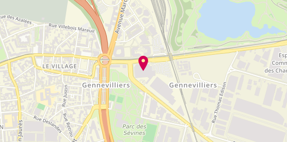 Plan de Optical'in, 10 avenue du Général de Gaulle, 92230 Gennevilliers