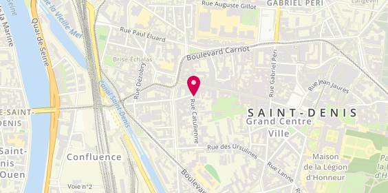 Plan de Pi Optique - opticien, 24 Rue Catulienne, 93200 Saint-Denis