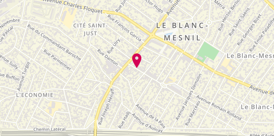 Plan de Kys Optic, 9 Avenue Pierre et Marie Curie, 93150 Le Blanc-Mesnil