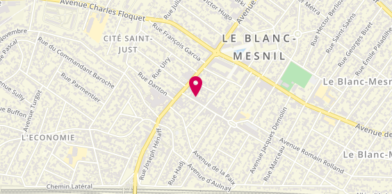 Plan de Lbm Optic, Bmoptic93@Gmail.com
9 avenue Pierre et Marie Curie, 93150 Le Blanc-Mesnil