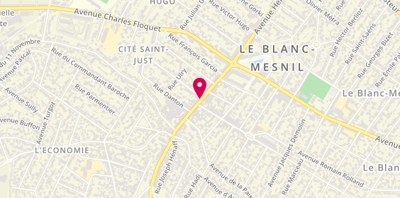 Plan de Proptical - Opticien-lunetier - le Blanc-Mesnil, 19 avenue Henri Barbusse, 93150 Le Blanc-Mesnil
