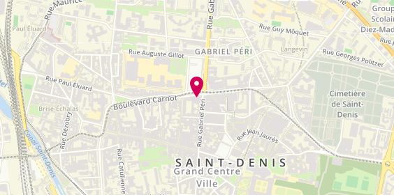 Plan de Vision Store, 127 Rue Gabriel Péri, 93200 Saint-Denis
