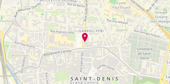 Plan de Optical Center, Place du 8 Mai 1945
Rue Gabriel Péri 100-102, 93200 Saint-Denis
