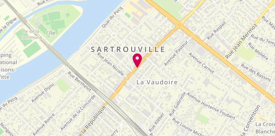 Plan de Optic 2000, 55 avenue Jean Jaurès, 78500 Sartrouville