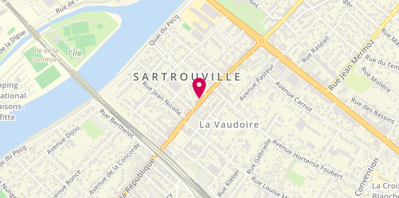 Plan de Central Optique, 50 avenue Jean Jaurès, 78500 Sartrouville