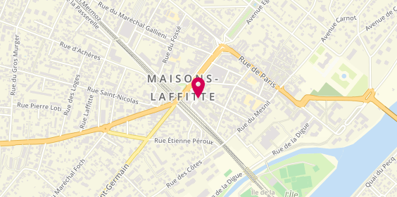 Plan de Alain Afflelou, 15 place du Maréchal Juin, 78600 Maisons-Laffitte