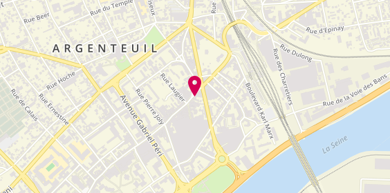 Plan de AUDIOPTIKA, 25 Rue Paul Vaillant Couturier, 95100 Argenteuil