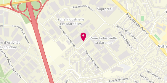 Plan de Ci Systems France, Bât parc Mardelles B 44 Rue Maurice de Broglie, 93600 Aulnay-sous-Bois