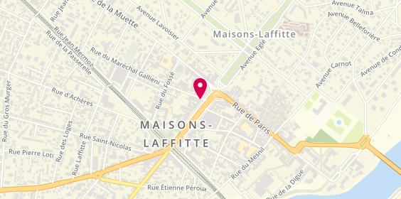 Plan de MadameMonsieur Lunetier, 16 Av. De Longueil, 78600 Maisons-Laffitte
