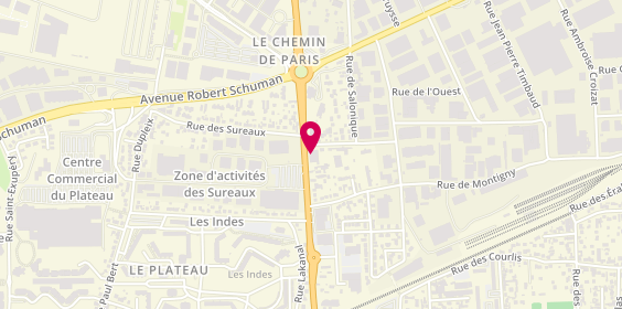 Plan de Optical Center, 136 Route de Pontoise, 95100 Argenteuil