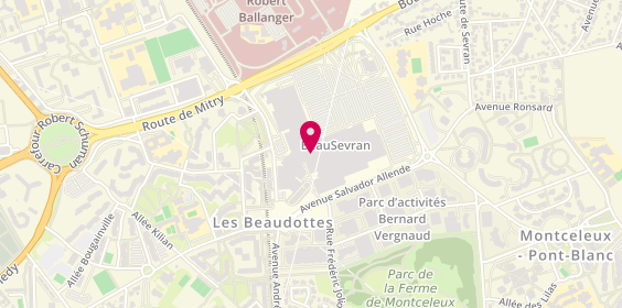 Plan de Atol Audition, Centre Commercial Beau Sevran
Route des Petits Ponts, 93270 Sevran