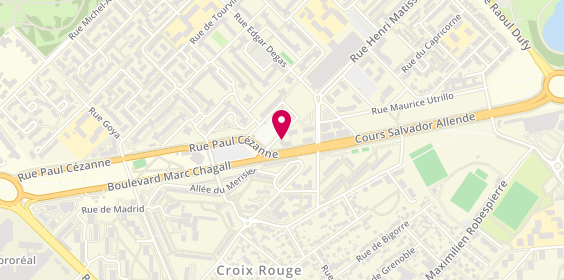 Plan de Ella Optic, 8 Rue Georges Seurat, 93600 Aulnay-sous-Bois