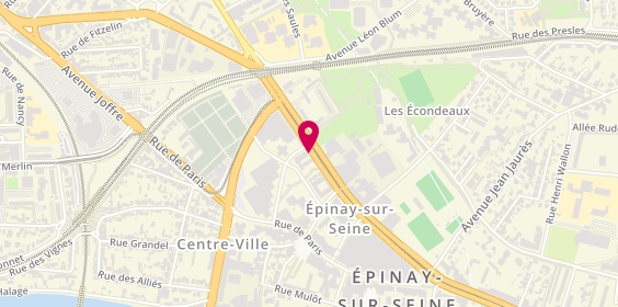 Plan de Audisonpro, 23 avenue de Lattre de Tassigny, 93800 Épinay-sur-Seine