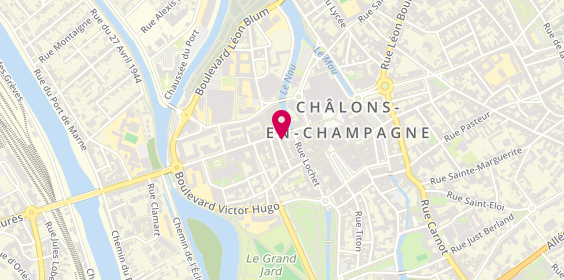 Plan de Opticien Châlons-en-Champagne - rue Marne - Krys, 43 Rue de la Marne, 51000 Châlons-en-Champagne