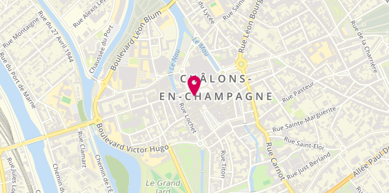 Plan de Optic 2000 -Jacopin, 6 Rue Lombards, 51000 Châlons-en-Champagne