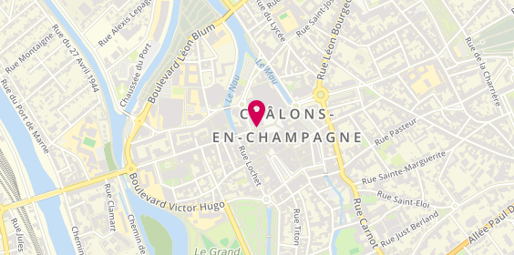 Plan de Optique Guillaume, 6 Rue de la Marne, 51000 Châlons-en-Champagne
