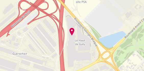 Plan de Atol, le Haut de Galy, Centre Commercial Regional O'parinor
Boulevard Georges Braque, 93600 Aulnay-sous-Bois